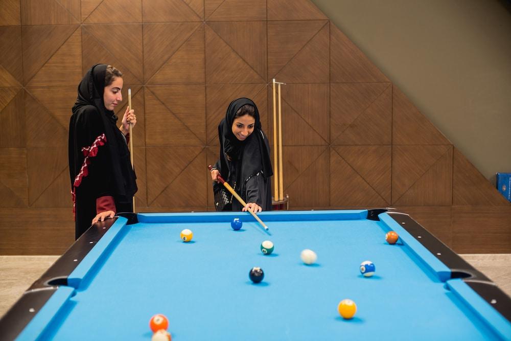 Bay La Sun Hotel And Marina - Emaar King Abdullah Economic City Екстериор снимка A pool table