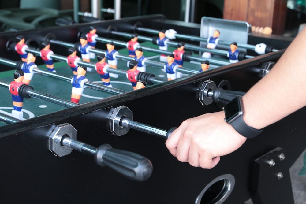 Bay La Sun Hotel And Marina - Emaar King Abdullah Economic City Екстериор снимка A table football player